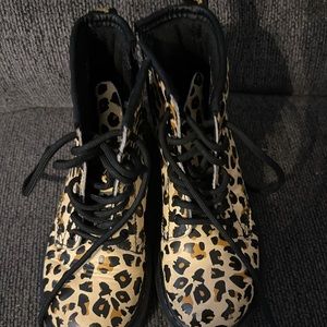 Cheetah doc martens